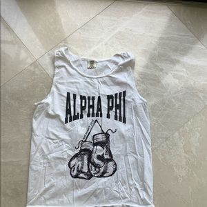 TWO Alpha phi tank tops